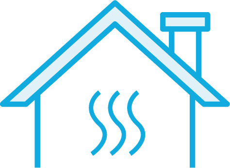 Icoon van verwarming